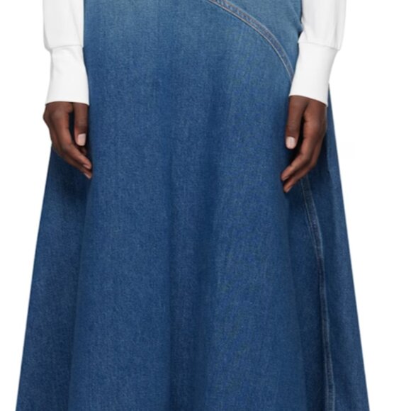 weekend max Mara full denim midi skirt size 4 us nwot - Picture 3 of 5